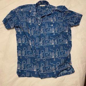 Far Afield x Hola Lou collab button down